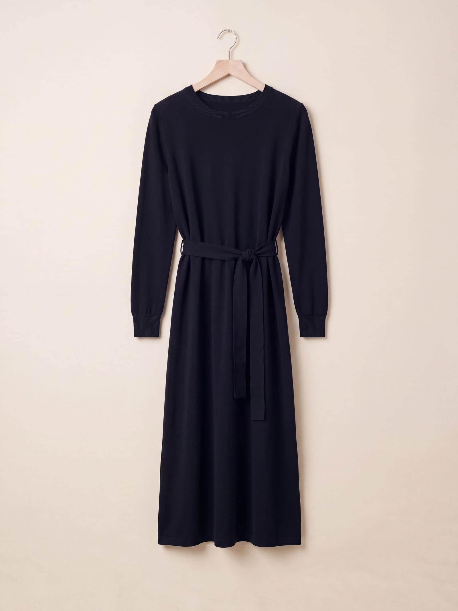 Robe laine noire — vue 2