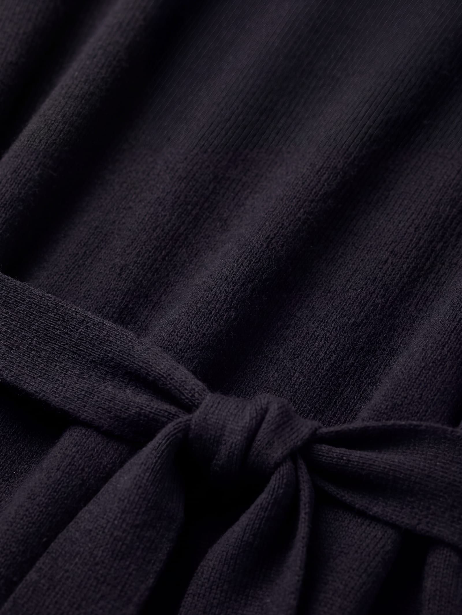 Robe laine noire — vue 3