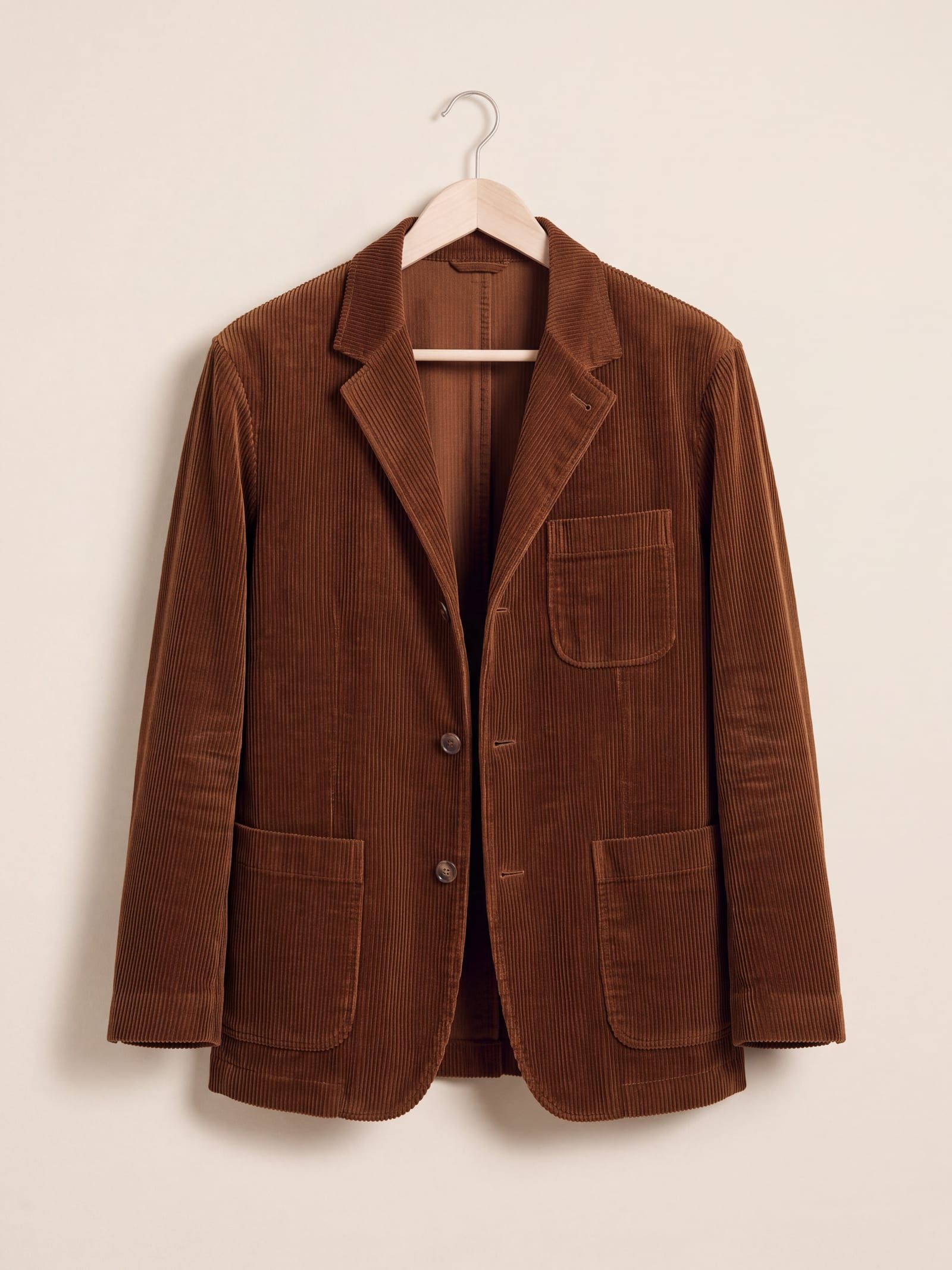 Veste velours tabac — vue 2